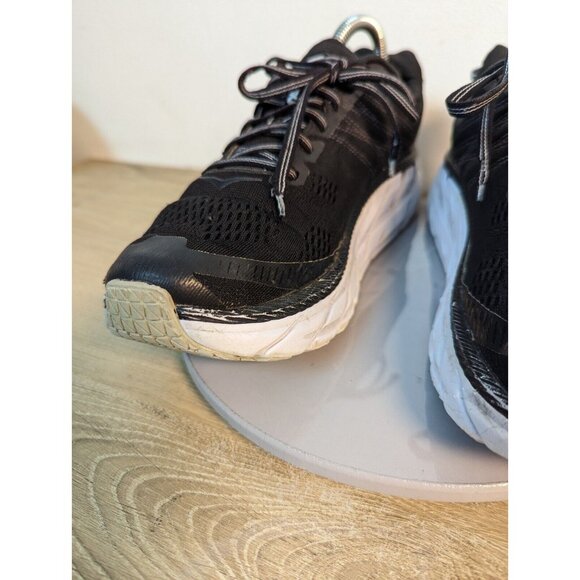 Hoka One One Clifton 6 Size 9 Black White Trim Running Shoes main image 5